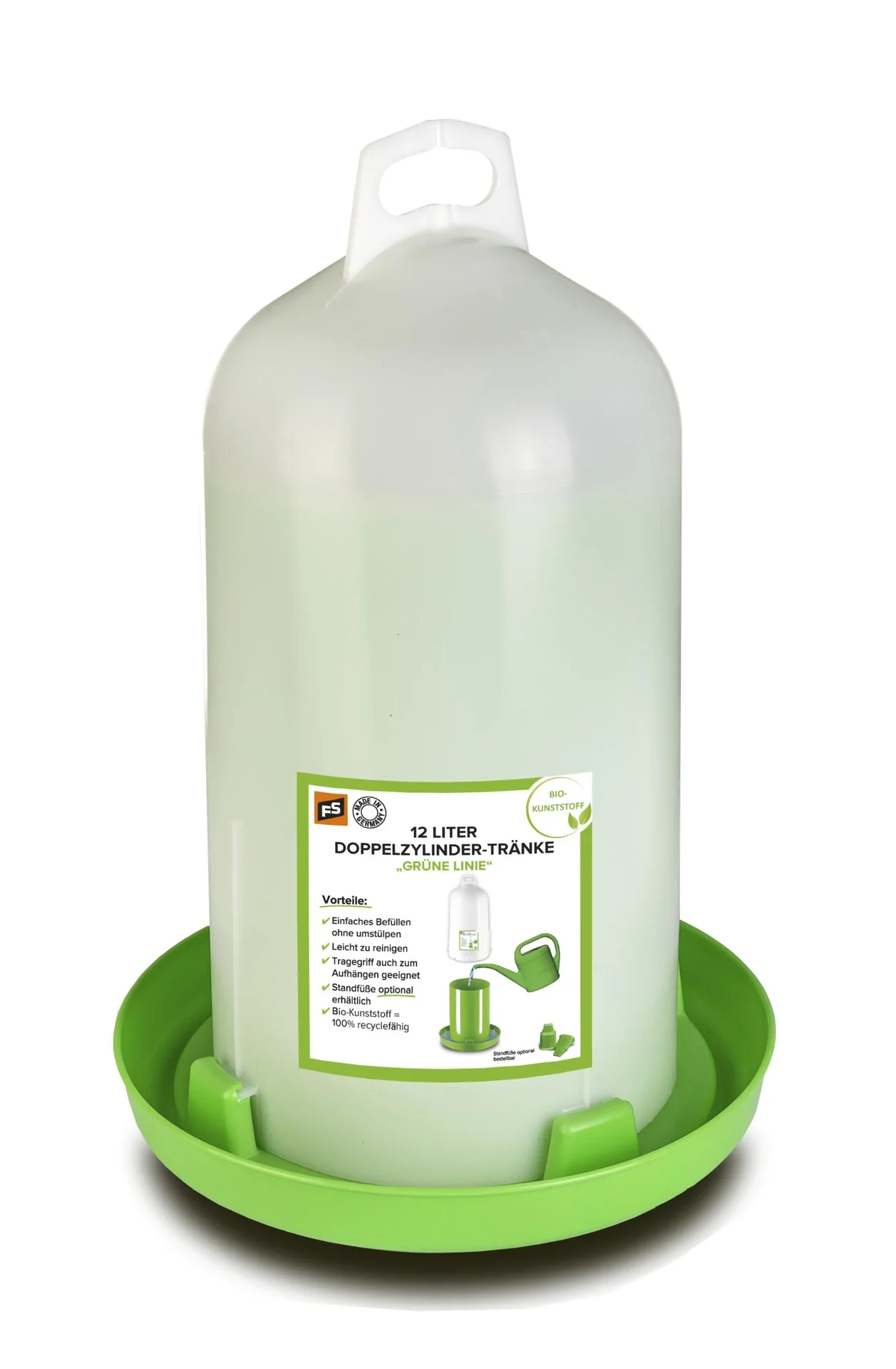 Doppelzylindertränke Bio-Line 12 l - 1