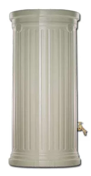 Säulentank / Regentonne "CLASSIC line", Steingrau, 1000 Liter - 2