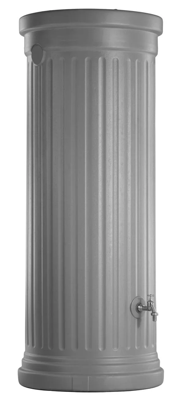 Säulentank / Regentonne "CLASSIC line", Steingrau, 1000 Liter - 3