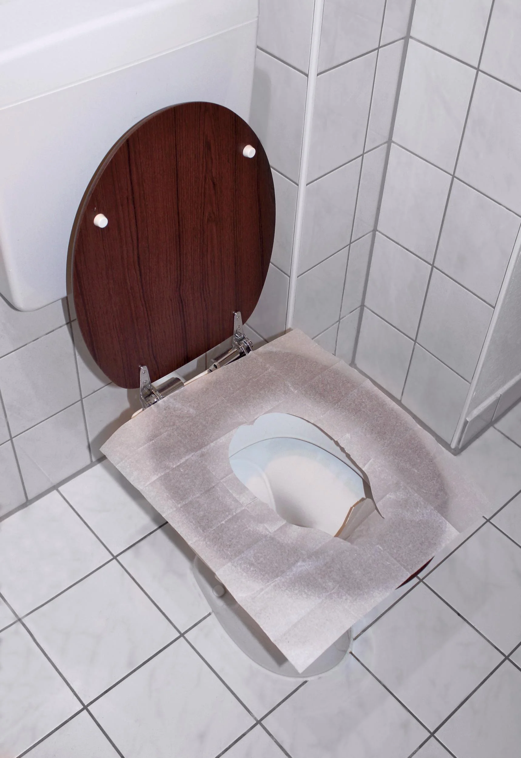 Toilettenbrillenabdeckung 10 Stück, Einweg, 5er-Pack - 0