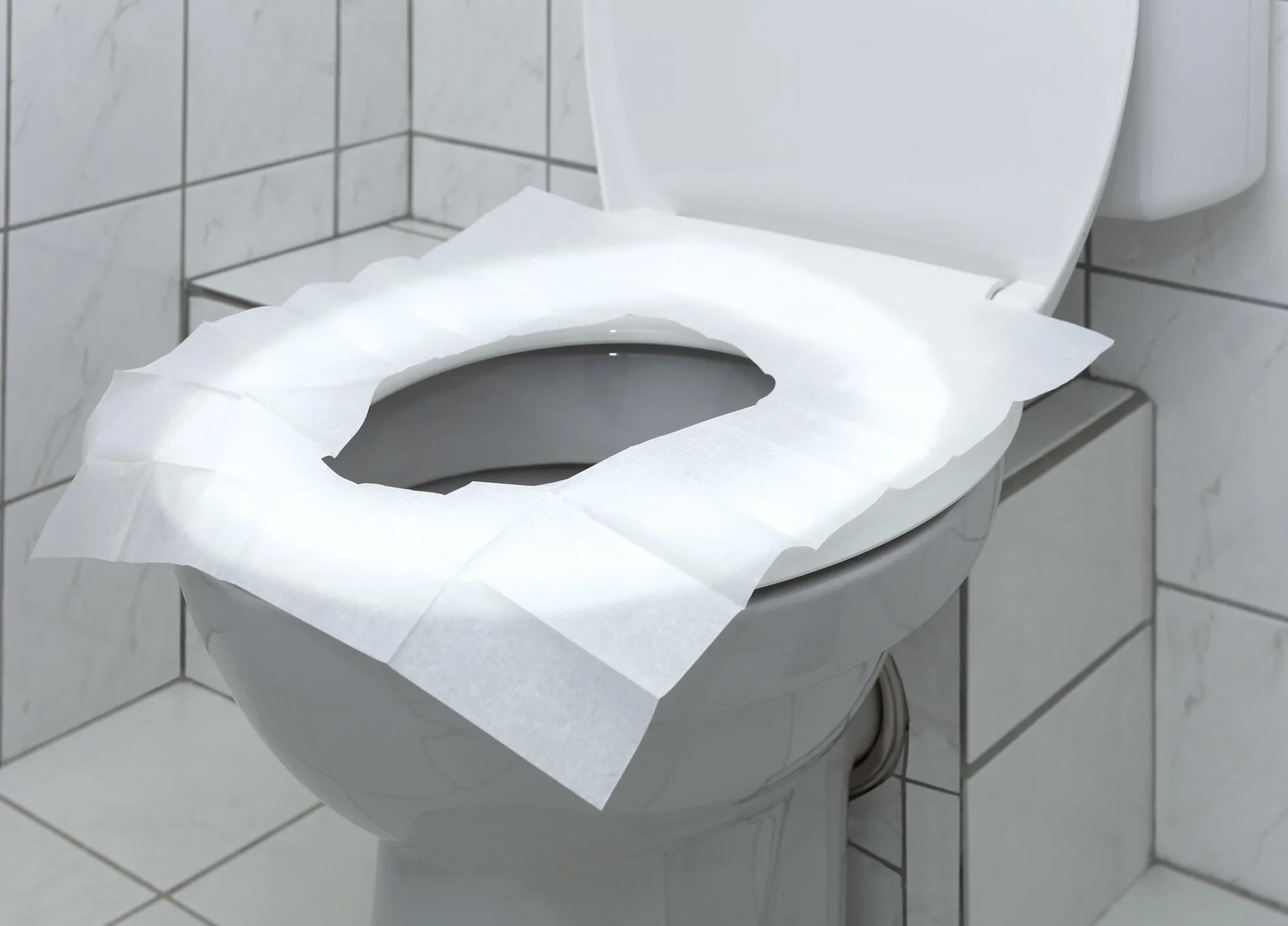 Toilettenbrillenabdeckung 10 Stück, Einweg, 5er-Pack - 1
