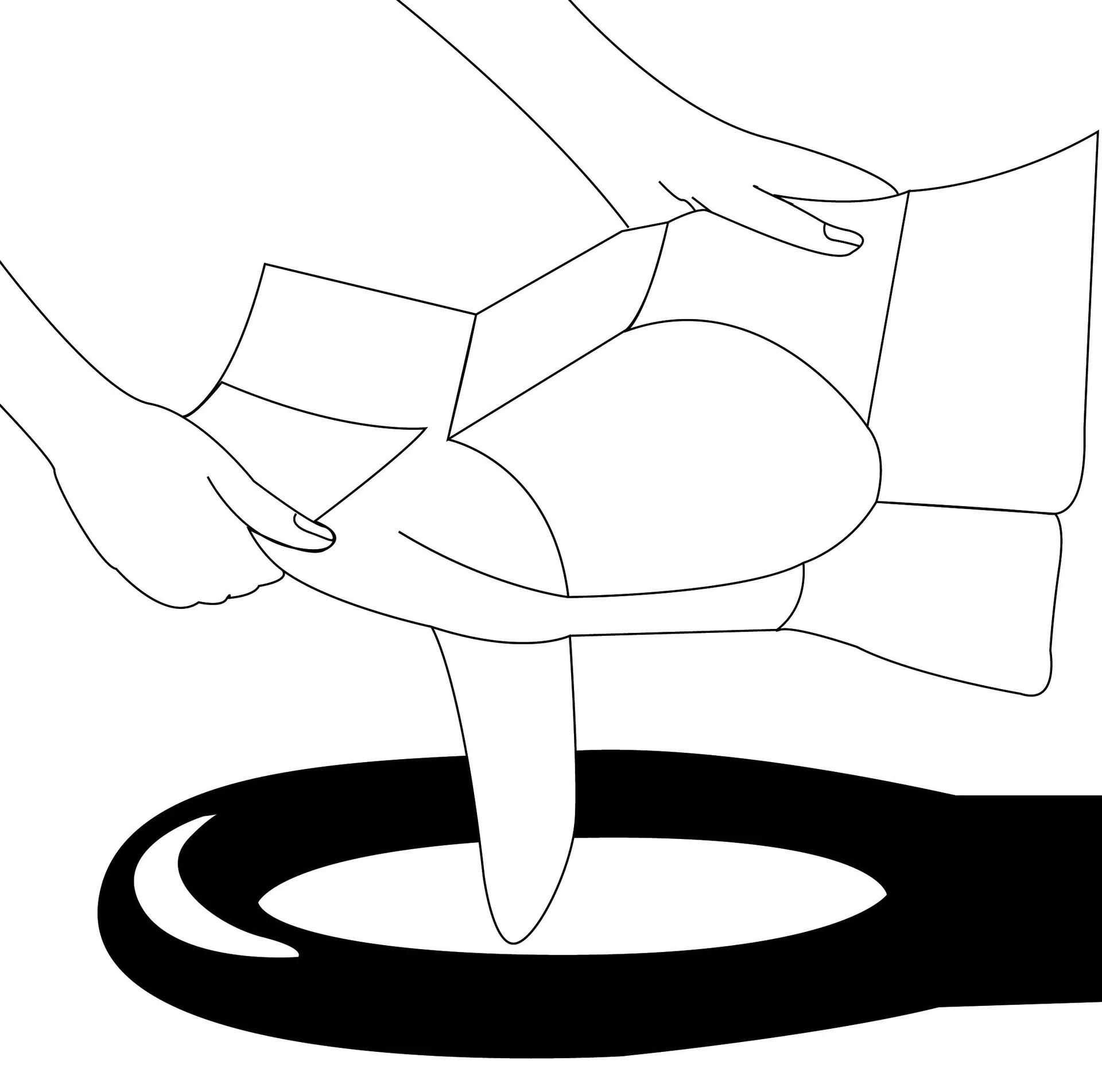 Toilettenbrillenabdeckung 10 Stück, Einweg, 5er-Pack - 7