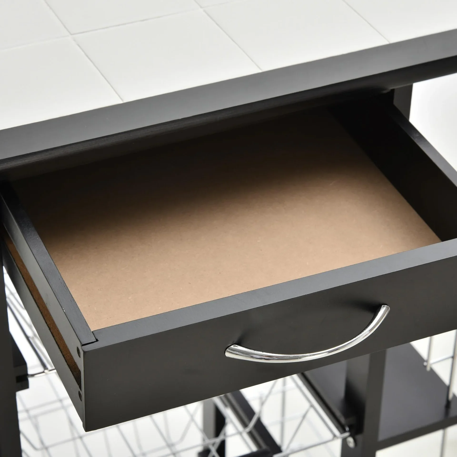 Diener auf Rädern, schwarz - 0