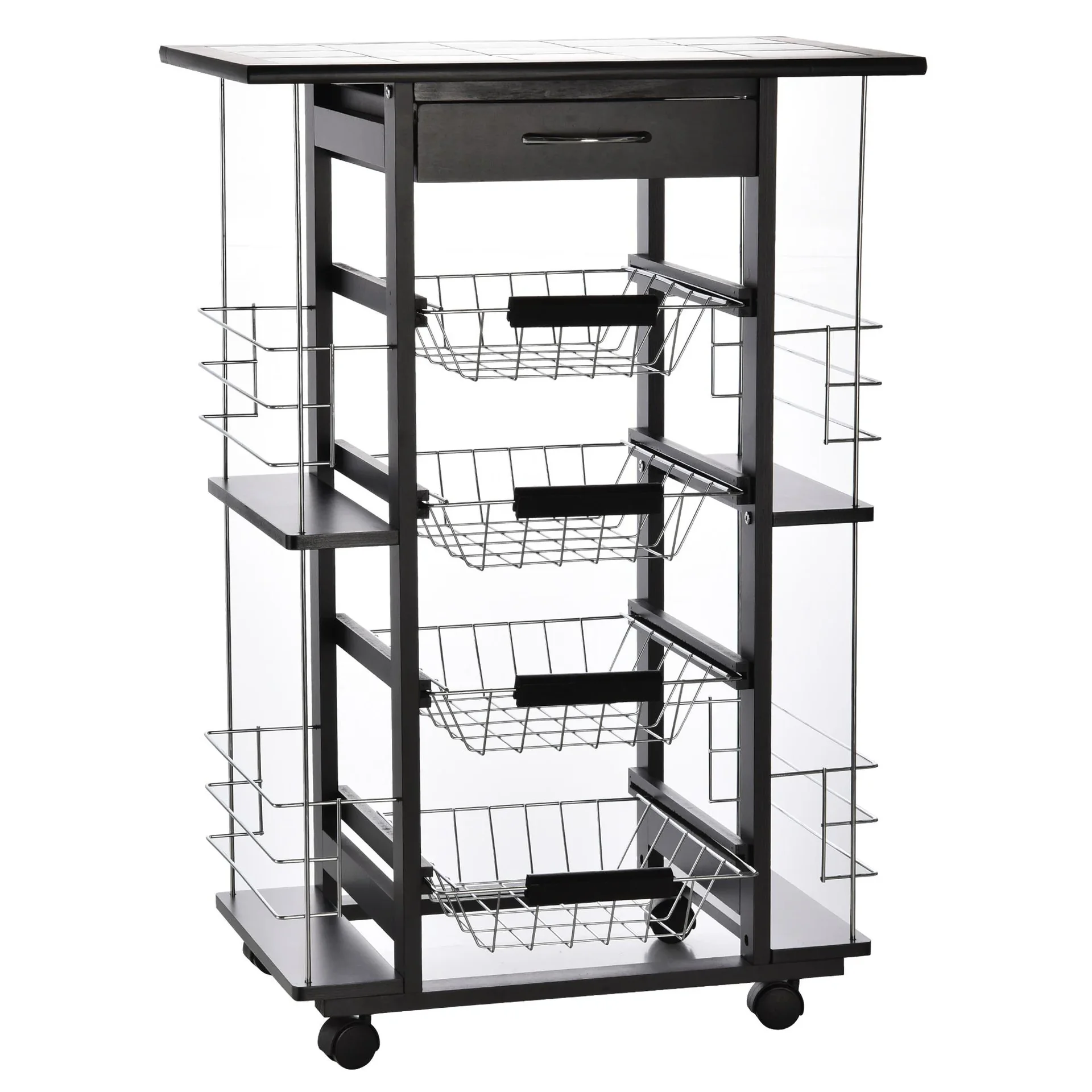 Diener auf Rädern, schwarz - 2