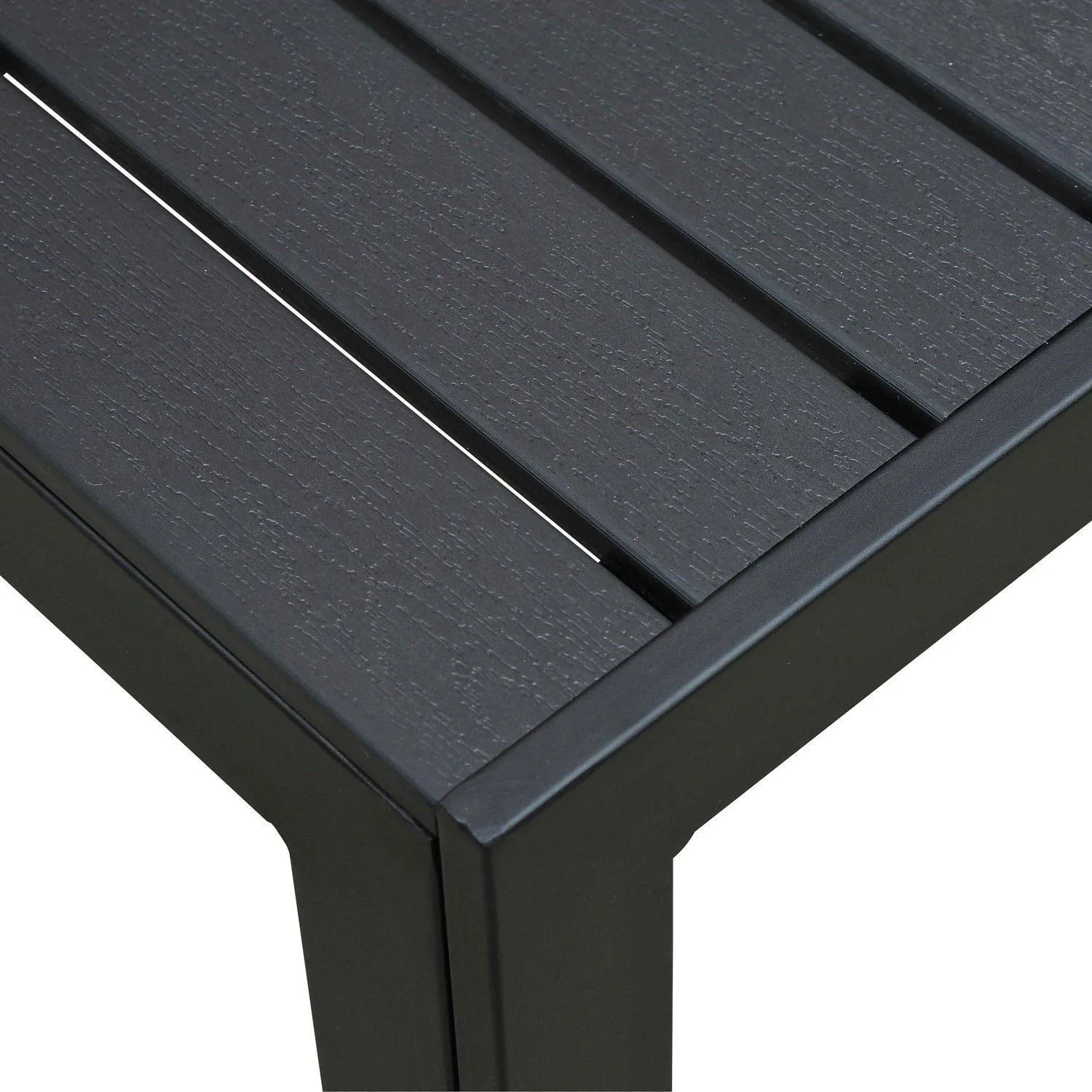 Gartentisch mit Aluminium-Rahmen - 0