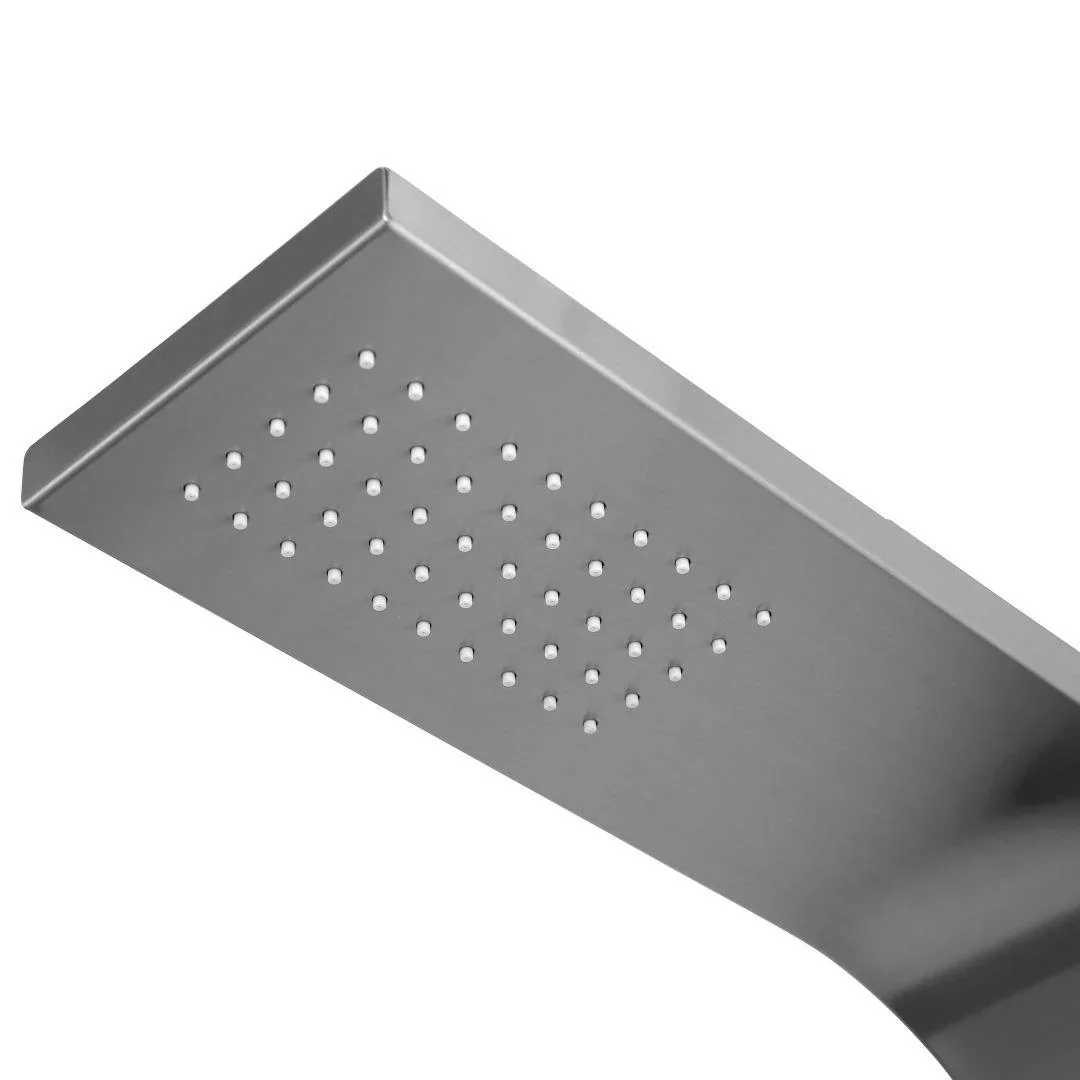 Duschpaneel Care Chrom 150x15 cm, Duschset mit 2 verschiedene Duschfunktionen - 2