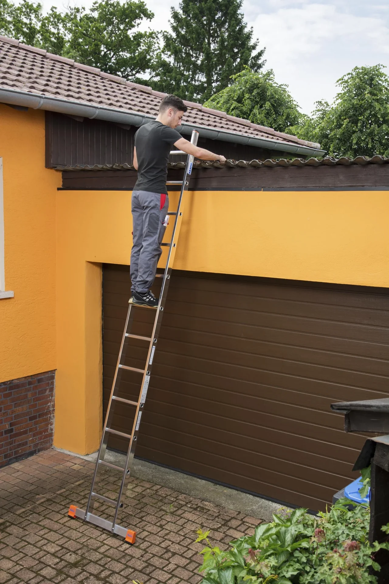 Sibilo Anlegeleiter mit 12 Sprossen - 0