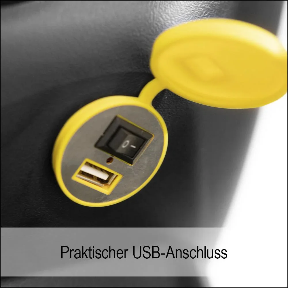 4-Rad E-Mobil Palermo 25 km/h silber inklusive Wind- und Wetterschutz - 4