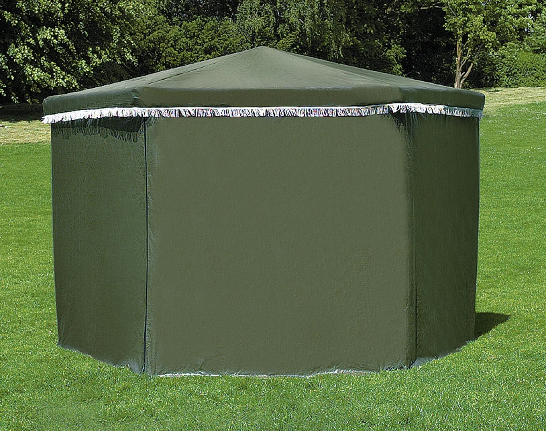 Pavillon Marburg mit Möbeln, Auflagen + Umhang - 0