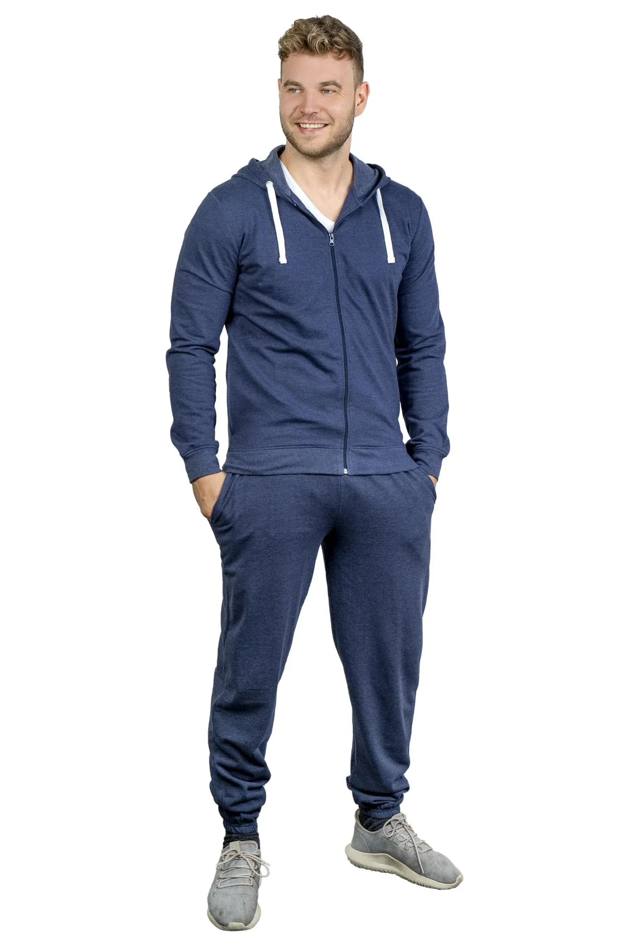 Freizeitanzug Farbe navy-melange, Gr.M - 3