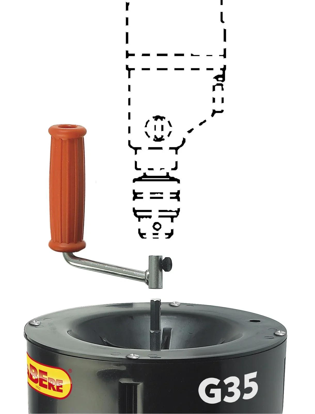 Kreiselschlange G35 2 für Rohre 40 - 50 mm Durchmesser - 2