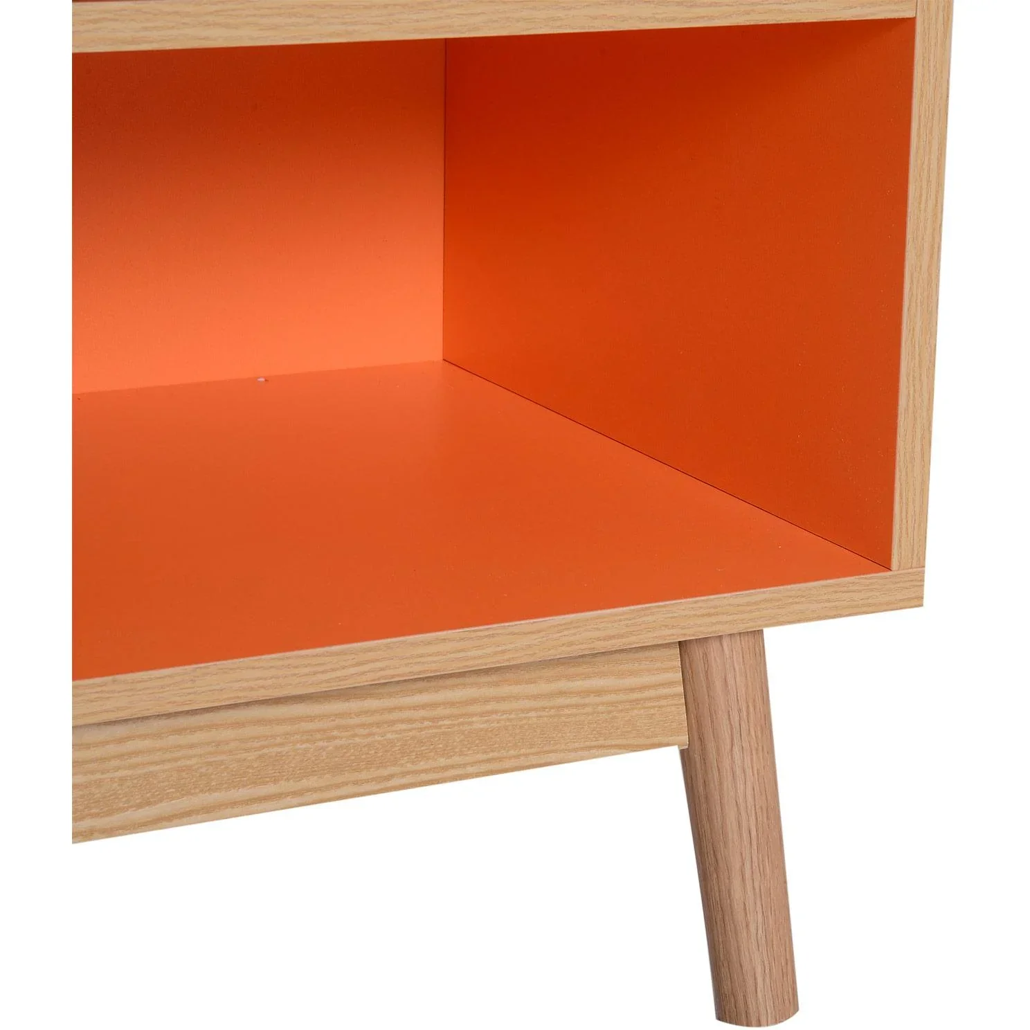 Nachttisch Nachtkommode Konsole Beistelltisch mit Schublade Holz 48 x 40 x 61,5 cm - 2