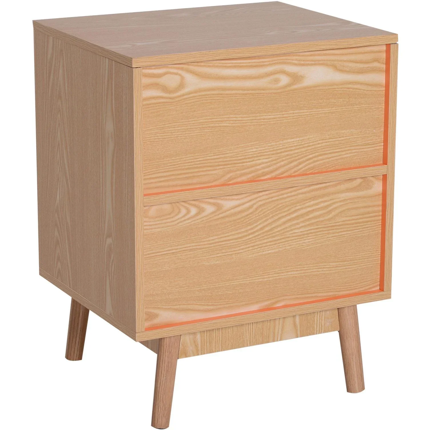 Nachttisch Nachtkommode Konsole Beistelltisch mit Schublade Holz 48 x 40 x 61,5 cm - 4