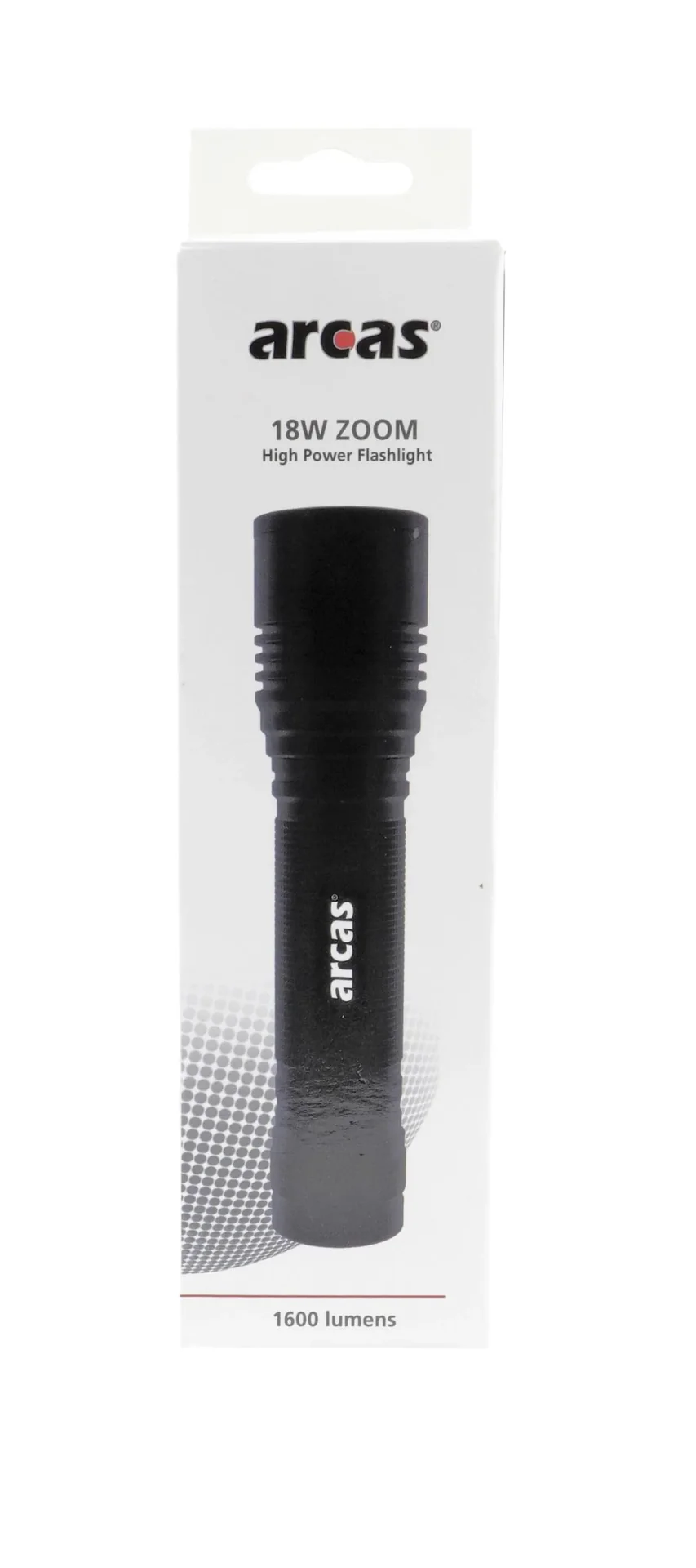 Hochleistungstaschenlampe ARCAS 18 Watt aus stabilem Aluminium, 1600 Lumen - 0
