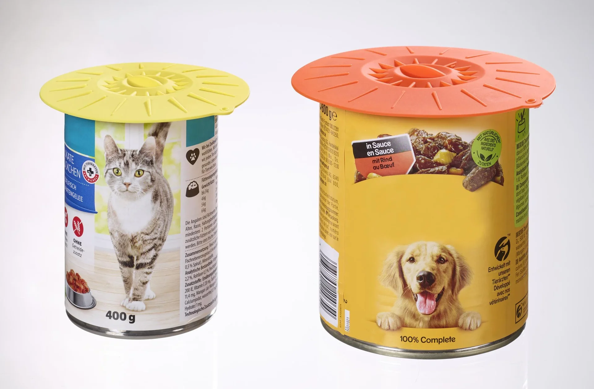 Aufbewahrungdeckel aus Silikon, 6 Stück - 2