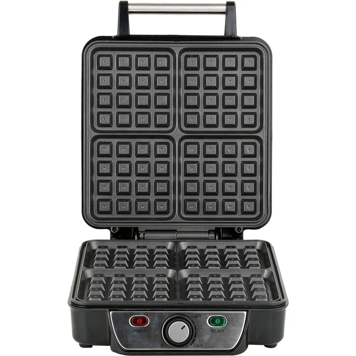 Waffeleisen - 1100W - 4 Waffeln - Antihaftbeschichtung - 0