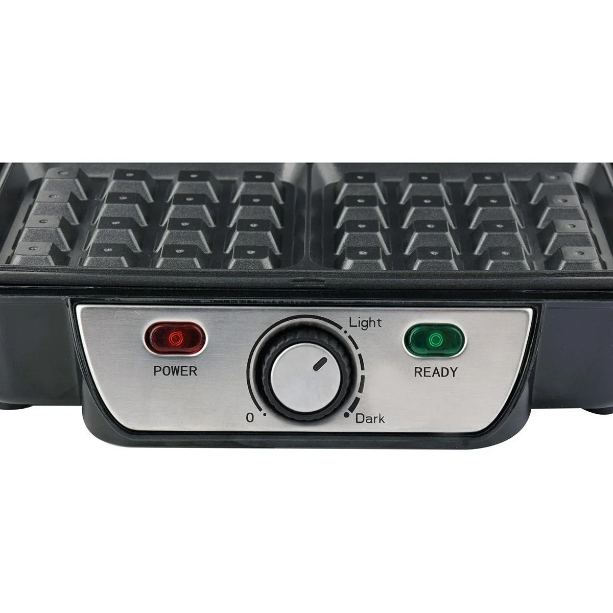 Waffeleisen - 1100W - 4 Waffeln - Antihaftbeschichtung - 1