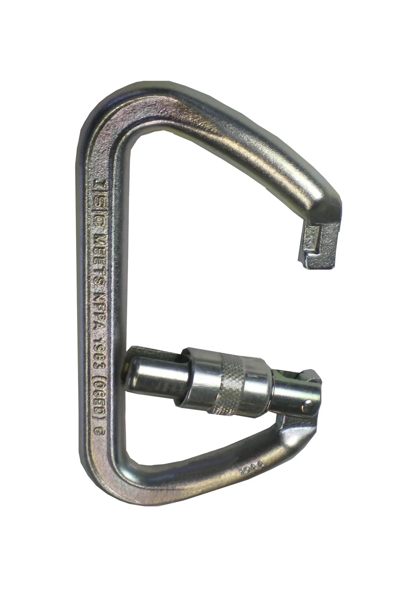 Verschlusskarabiner aus Stahl, Bruchlast 70 Kilonewton (7140 kg) - 0
