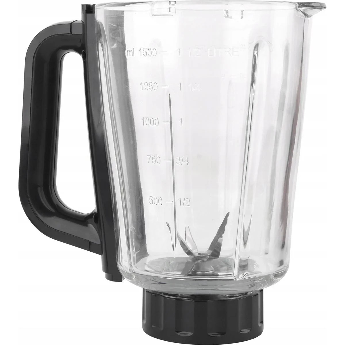 Leistungsstarker Mixer rot - 600W - 5 Geschwindigkeiten - 1,5L - 4