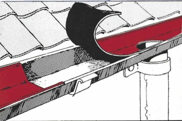 Dach Reparaturband 75 mm, 10 m lang, Kupferfarben, selbstklebend - 1