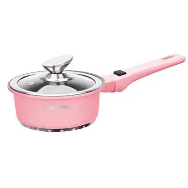 Kochgeschirr aus Aluminiumguss -14 Teile, einschließlich Deckel und Griffe - Rosa - 4