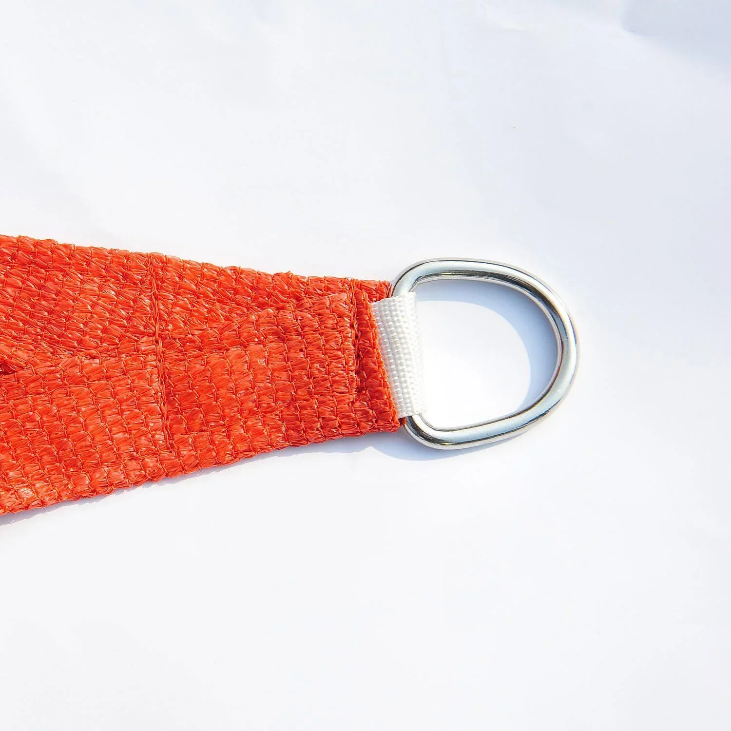 Sonnensegel (6x6x6m) Dreiecke Rostrot HDPE - atmungsaktiv - 0