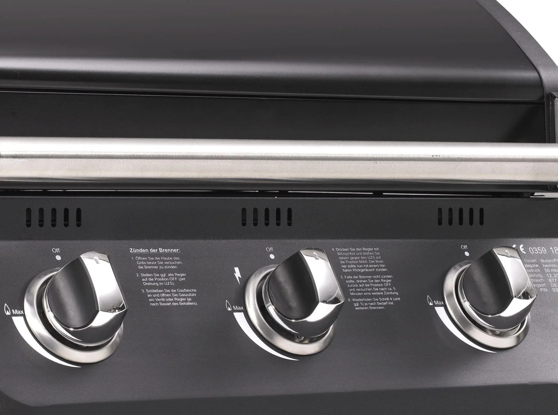 Gasgrill "Columbus" 3+1 Brenner - 0