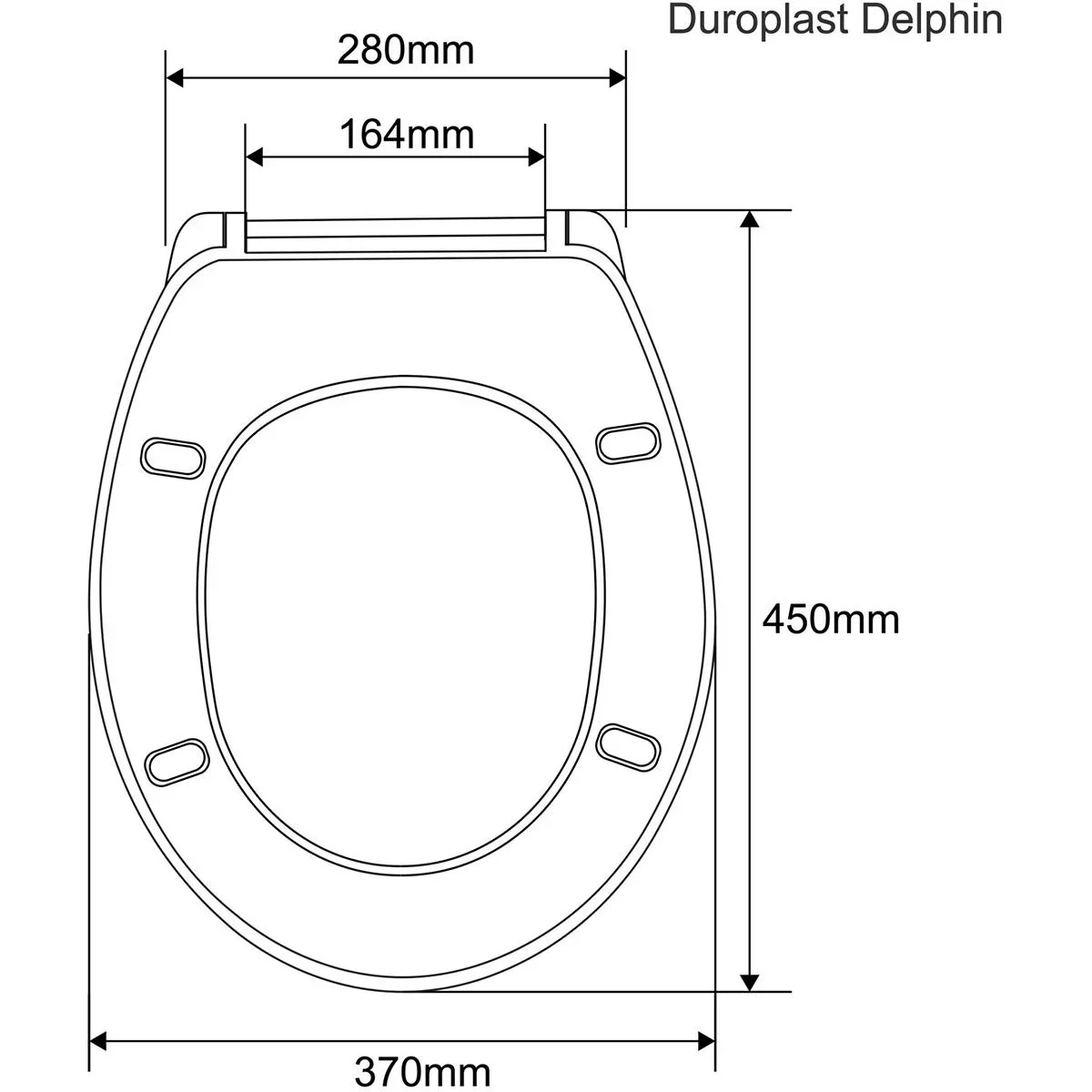 Duroplast-Toilettensitz-Dalben - 4