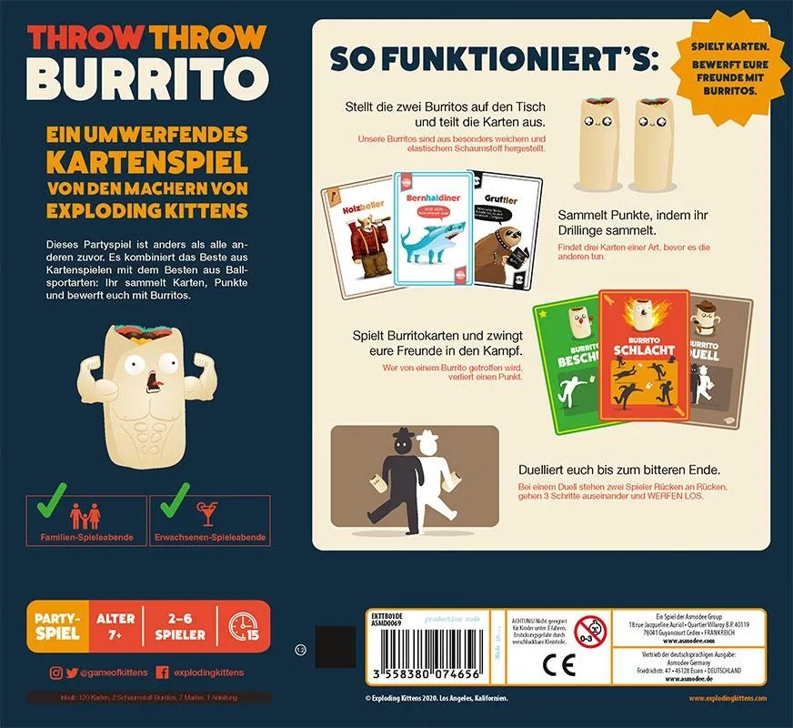 Gesellschaftsspiel Throw Throw Burrito - 0