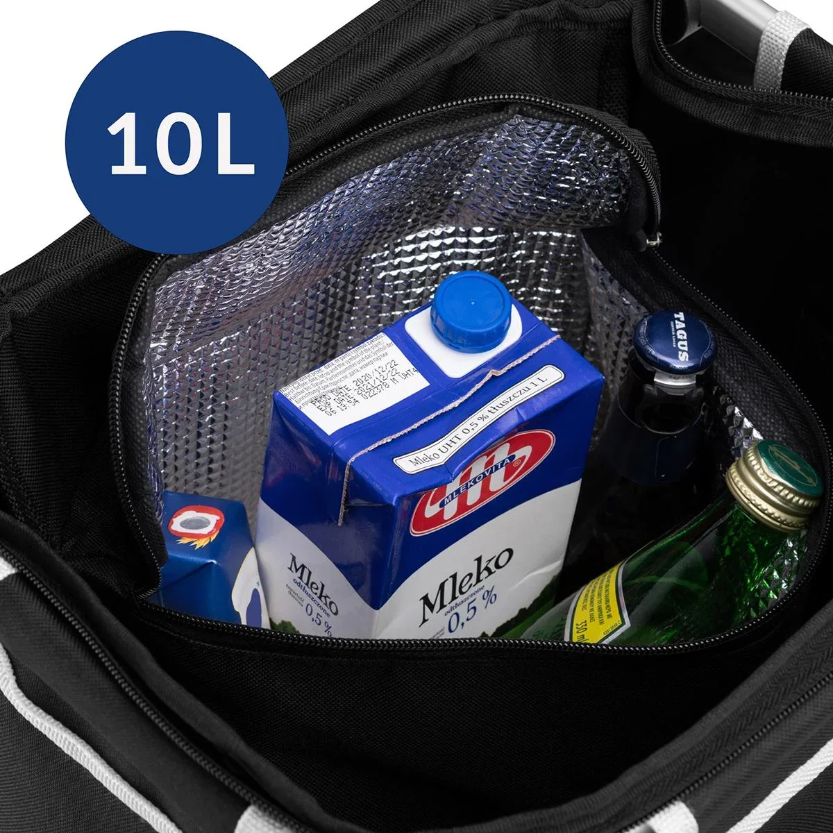 Einkaufswagen - Treppensteiger - geeignet für Treppen - Schwarz - 1