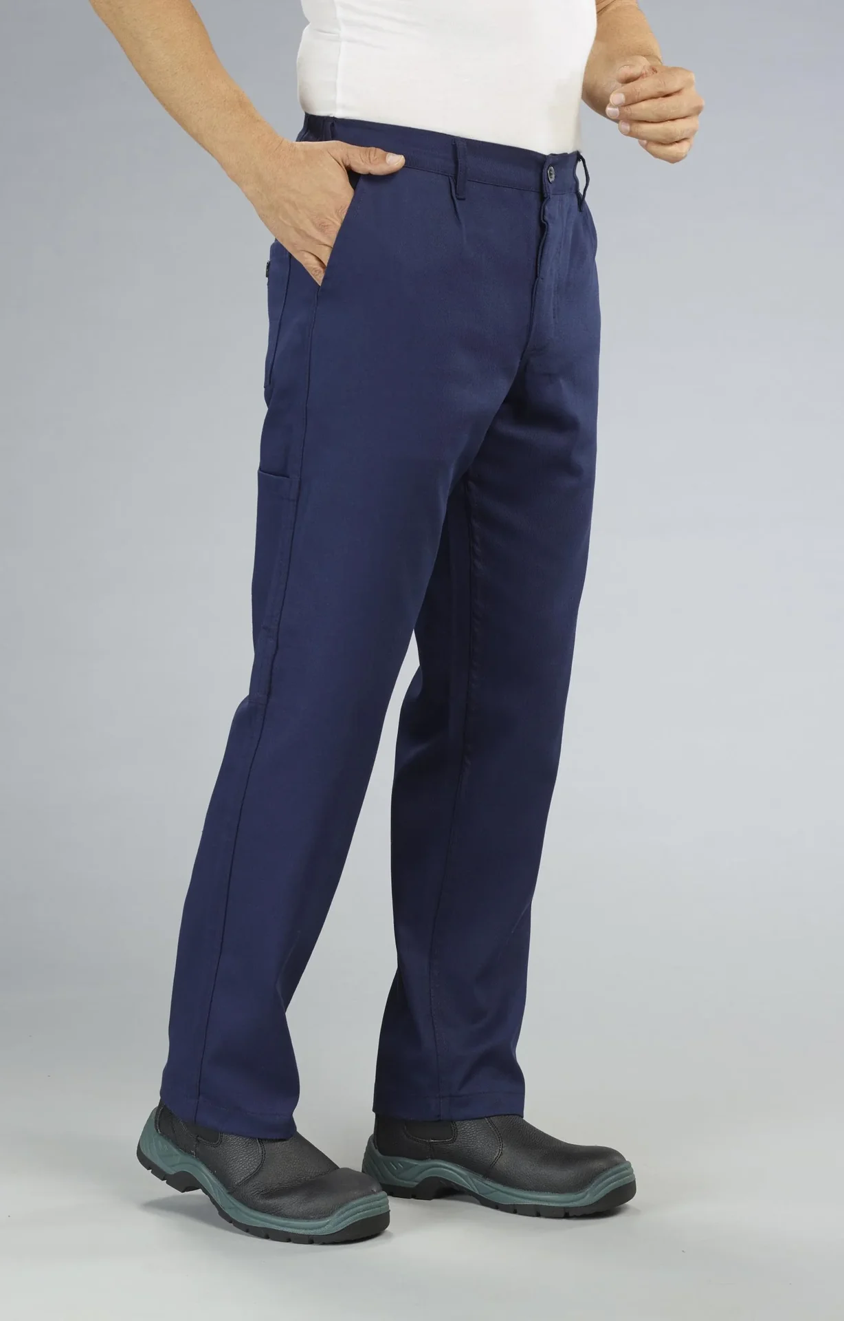 Bundhose im Doppelpack, Farbe hydronblau, Gr.48 - 0