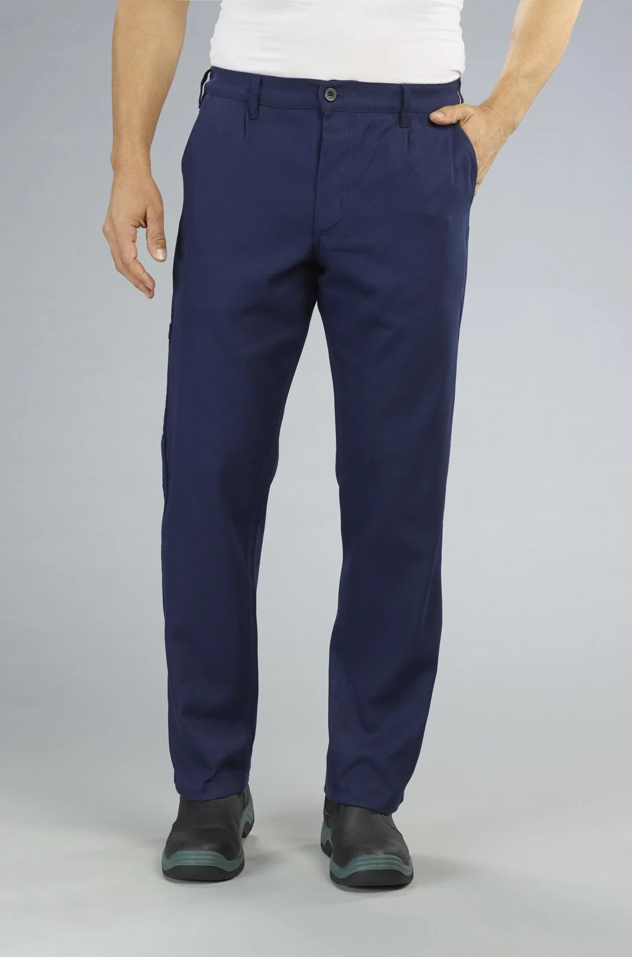 Bundhose im Doppelpack, Farbe hydronblau, Gr.48 - 2