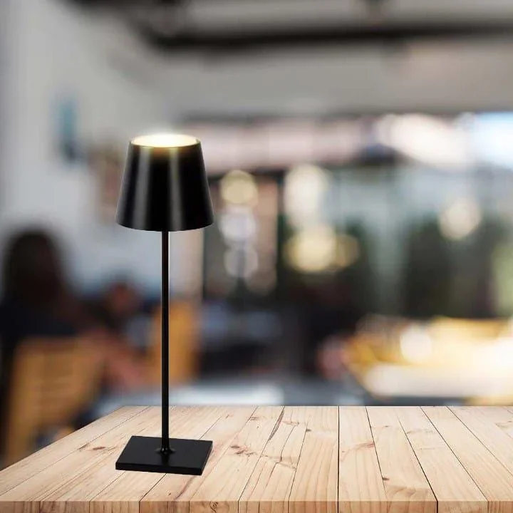 VT-7703 Tischleuchte - 4000K - Dimmbar über Touch - Wiederaufladbar - Schwarz - 2