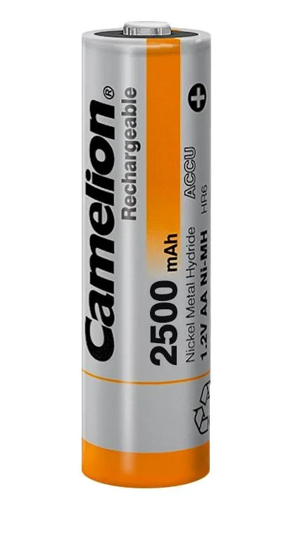 NiMH Mignon (AA) Akku mit 2500mAh - 2 Stück inklusive Box - 1