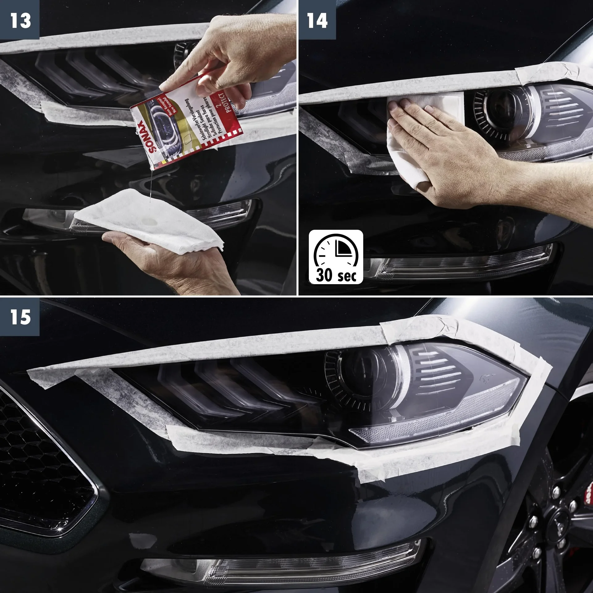 Scheinwerfer Aufbereitungs Set 85 ml - 4