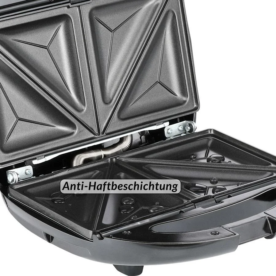 3in1 Sandwichmaker Schwarz 800W - 4