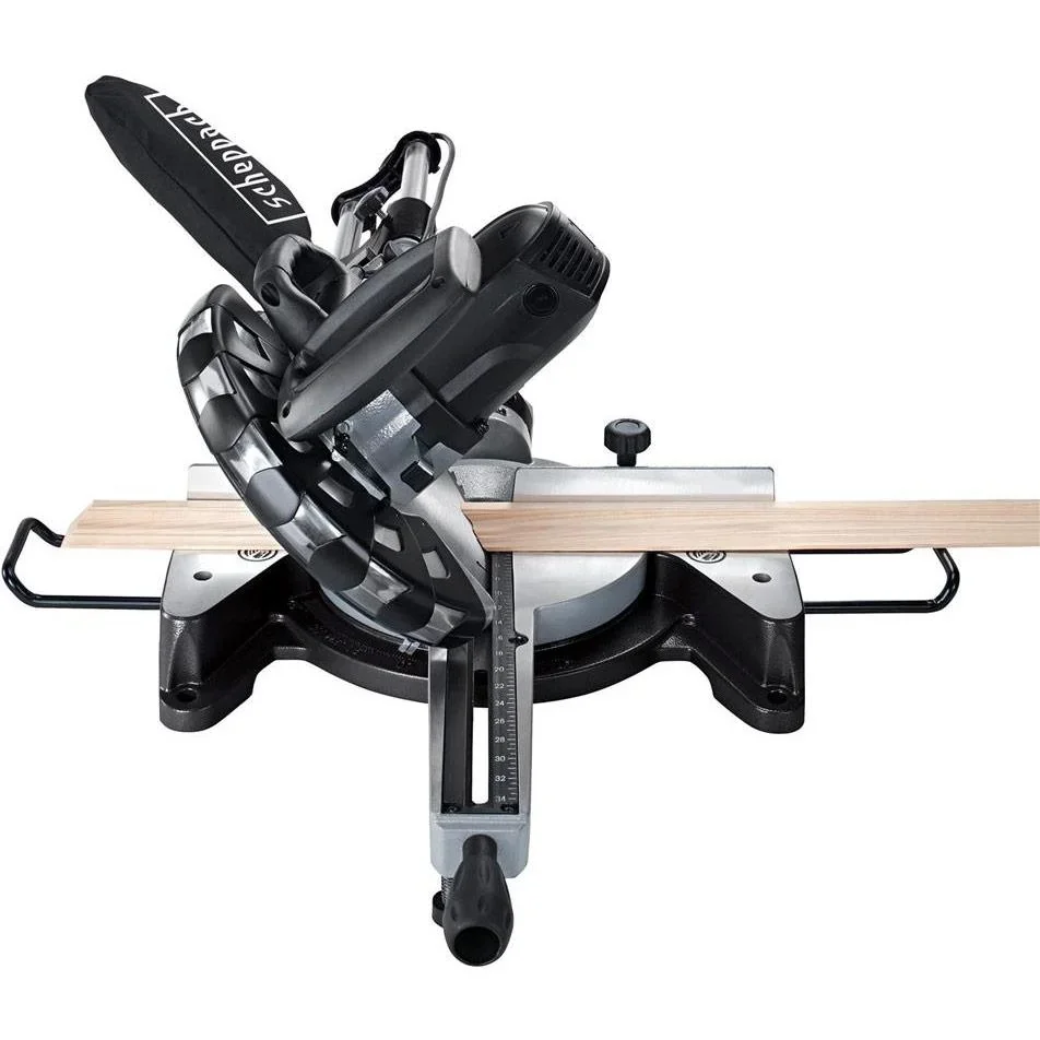 Zug-, Schnitt- und Gehrungssäge HM100LXU Schwarz - 2000W | 220-240V | Ø254 mm | Mit Laser und LED - Edition 2022 - 2