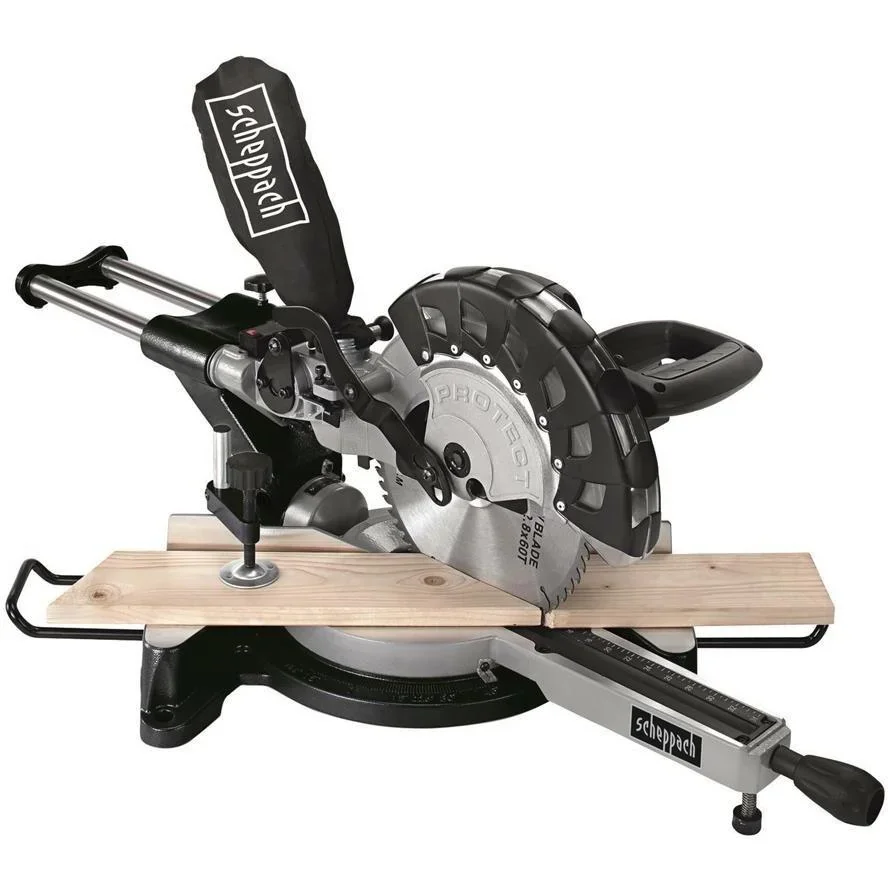 Zug-, Schnitt- und Gehrungssäge HM100LXU Schwarz - 2000W | 220-240V | Ø254 mm | Mit Laser und LED - Edition 2022 - 3