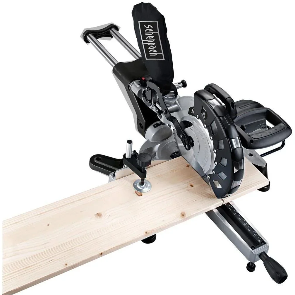 Zug-, Schnitt- und Gehrungssäge HM100LXU Schwarz - 2000W | 220-240V | Ø254 mm | Mit Laser und LED - Edition 2022 - 4