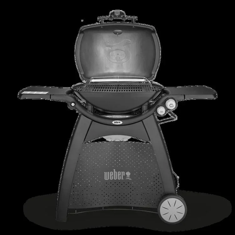 Gasgrill Q 3200 Station, Black, mit Hitzeschild und Bratenrost - 2