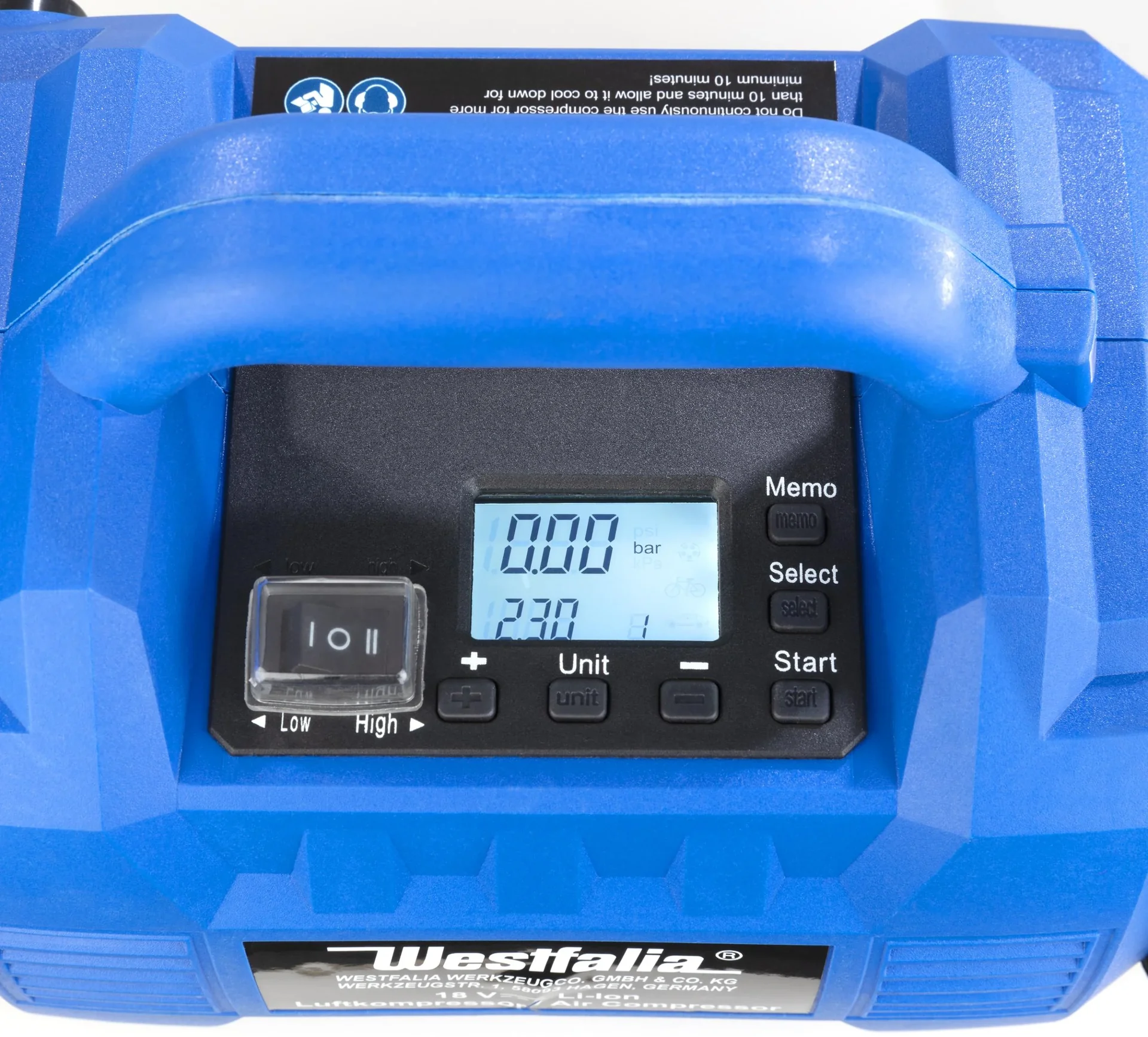 Luftkompressor 18V Li-Ion ALK18 (ohne Akku und Ladegerät) - 6