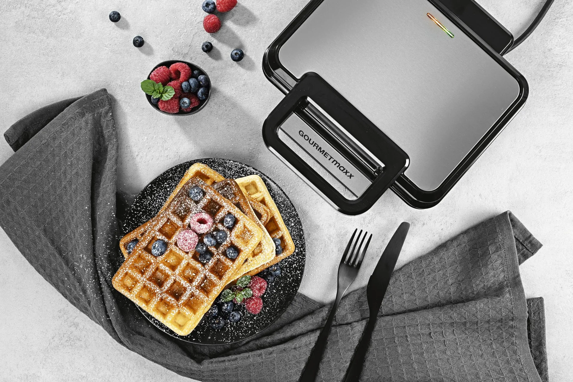 Waffeleisen Belgische Waffeln - 0