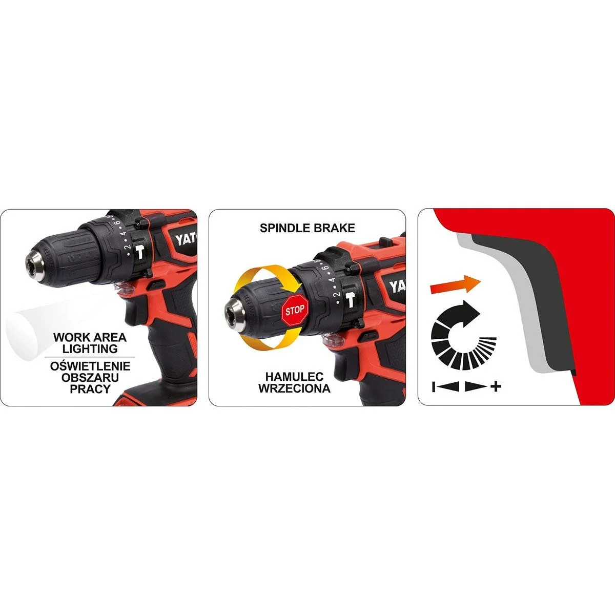 Akkubohrmaschine, inkl. Akku und Ladegerät - 18V - 2Ah - 40Nm - 1