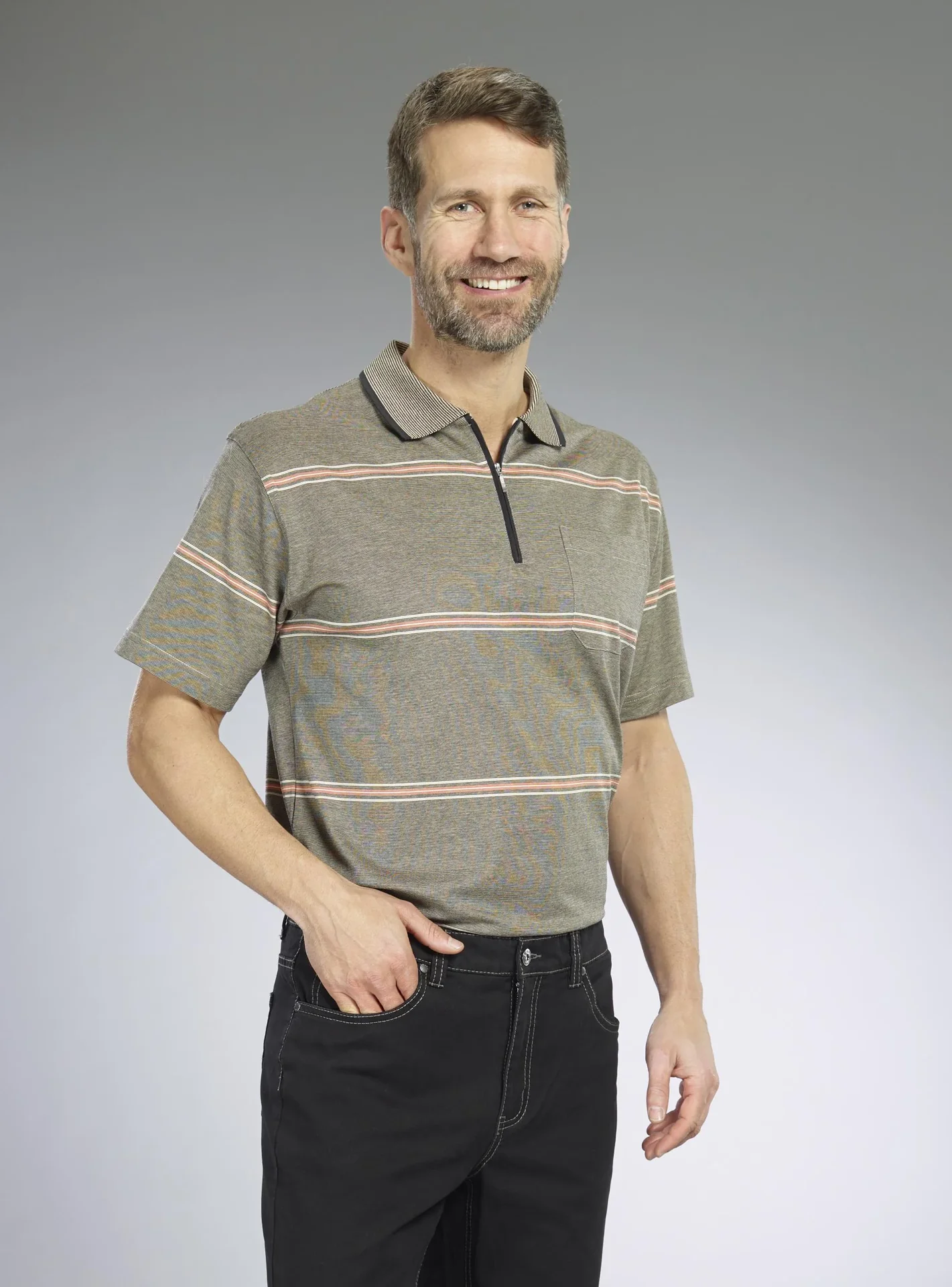 Stretchhose, Farbe schwarz, Gr.48 - 1