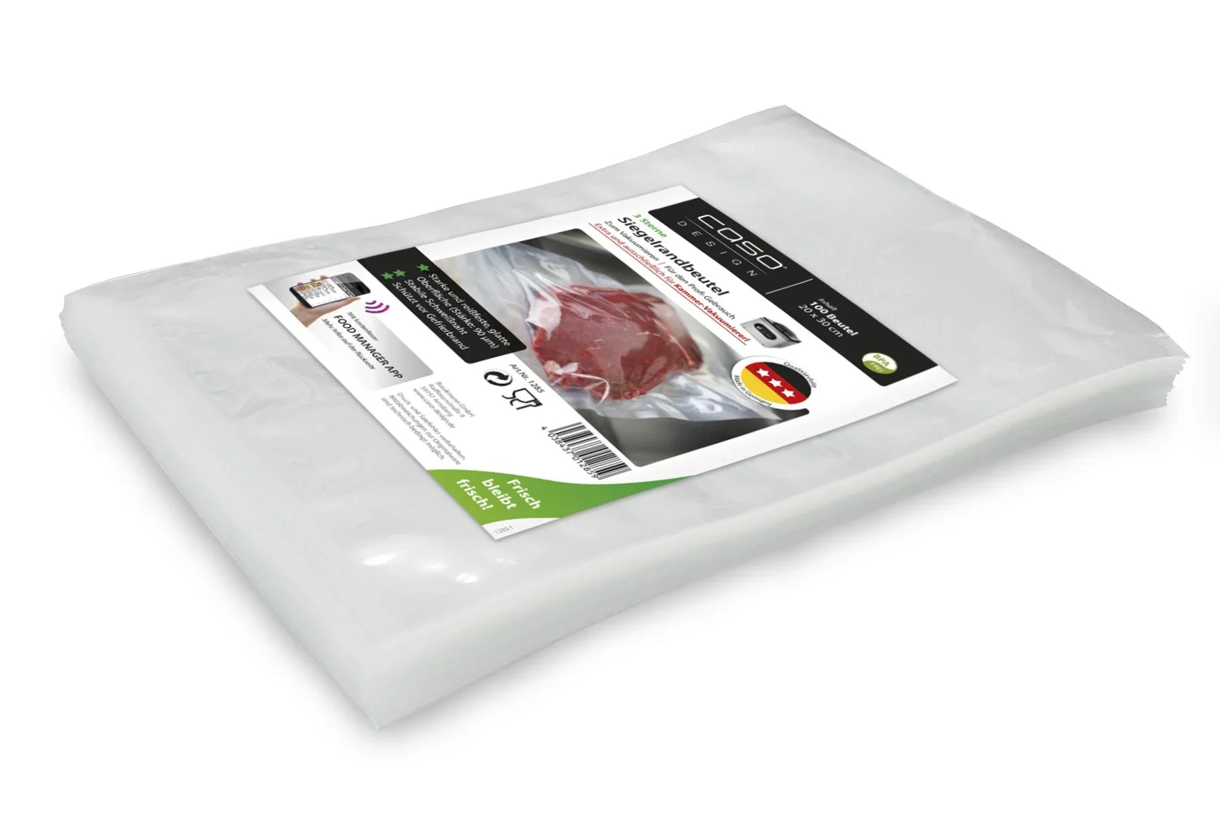 Siegelrandbeutel 20 x 30cm, 100 Stück - 0