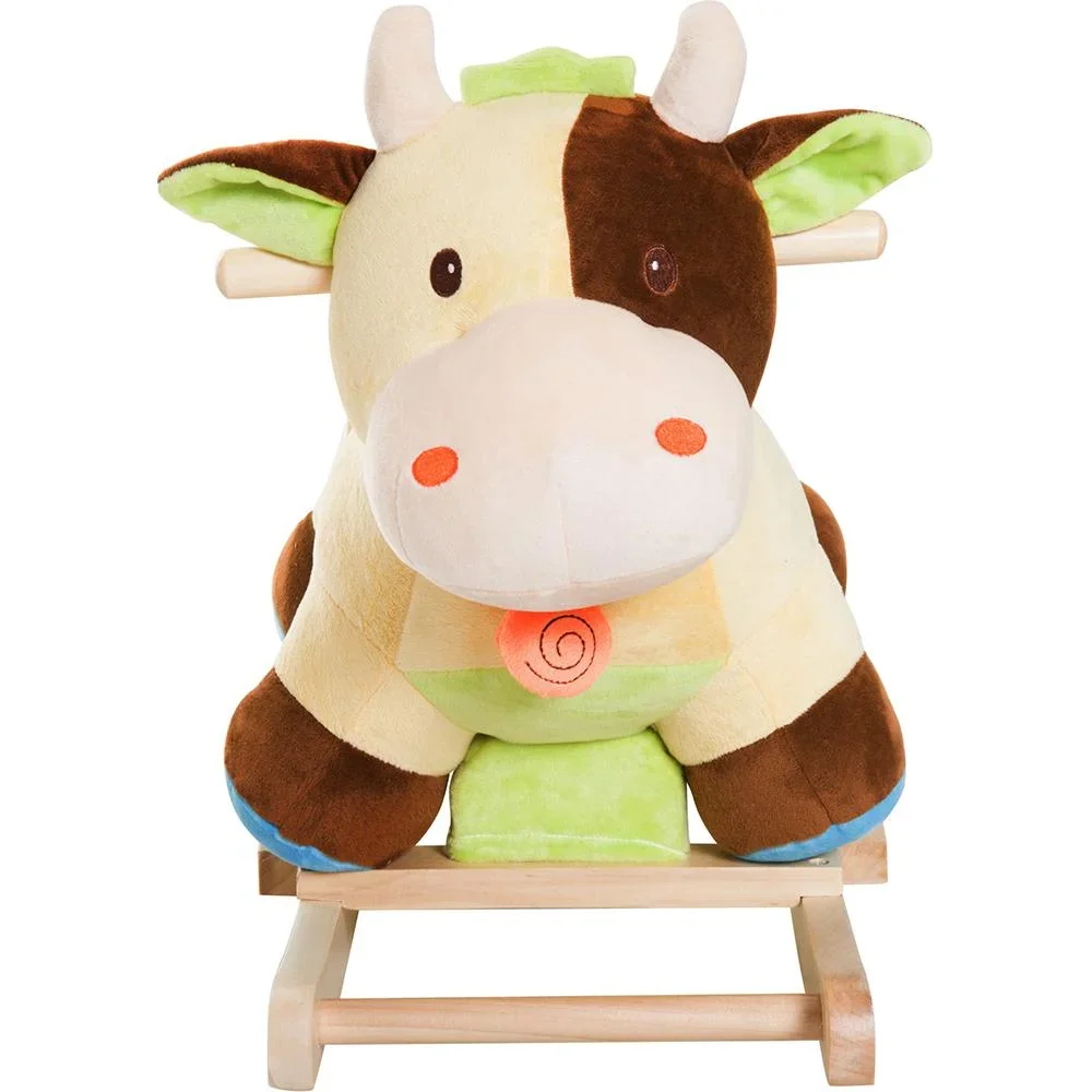 Schaukelpferd Kinder Schaukel Kuh Schaukeltier - 1