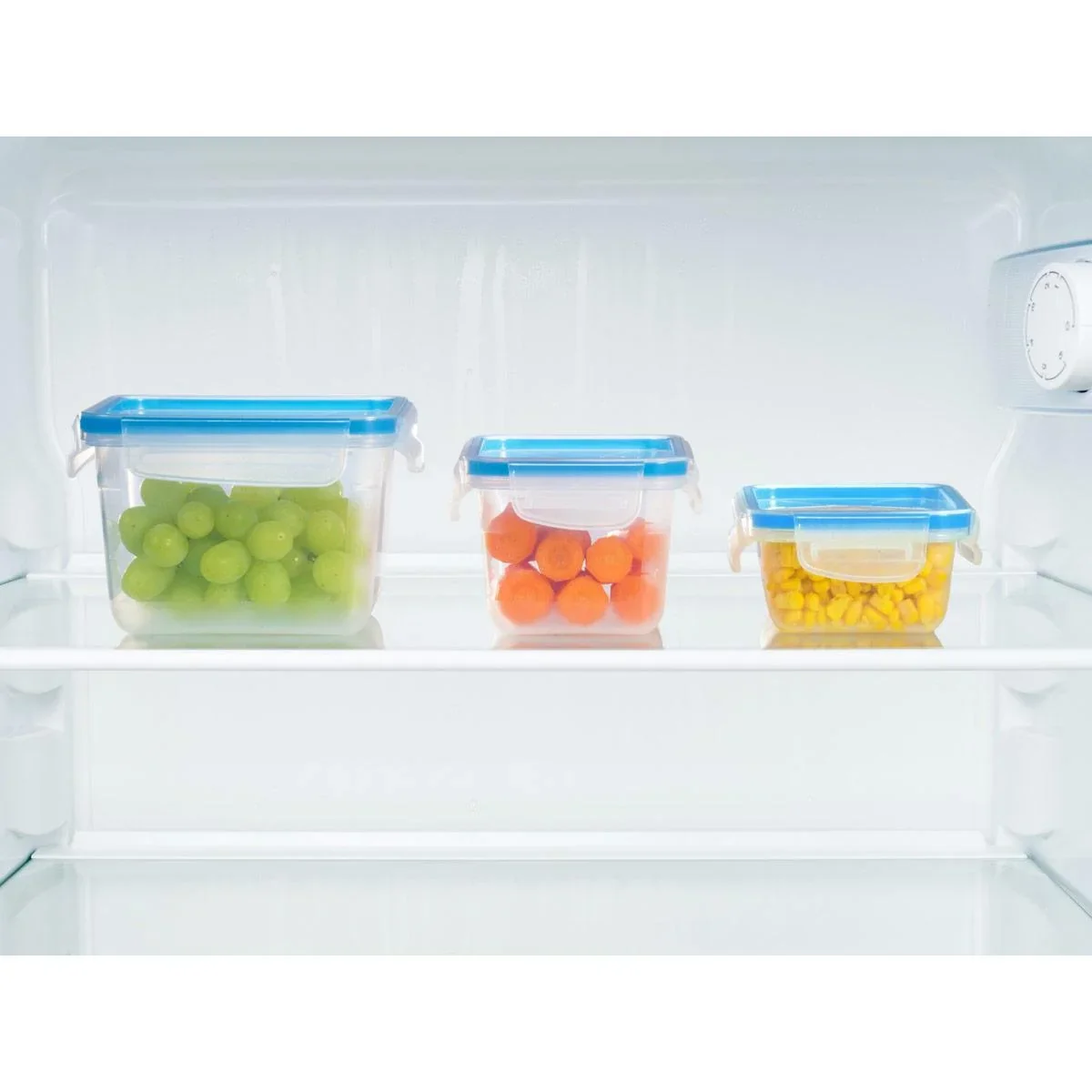 Mehrzer - Frische Schüssel 0,5 Liter - Click-and-Lock - Blau - 1