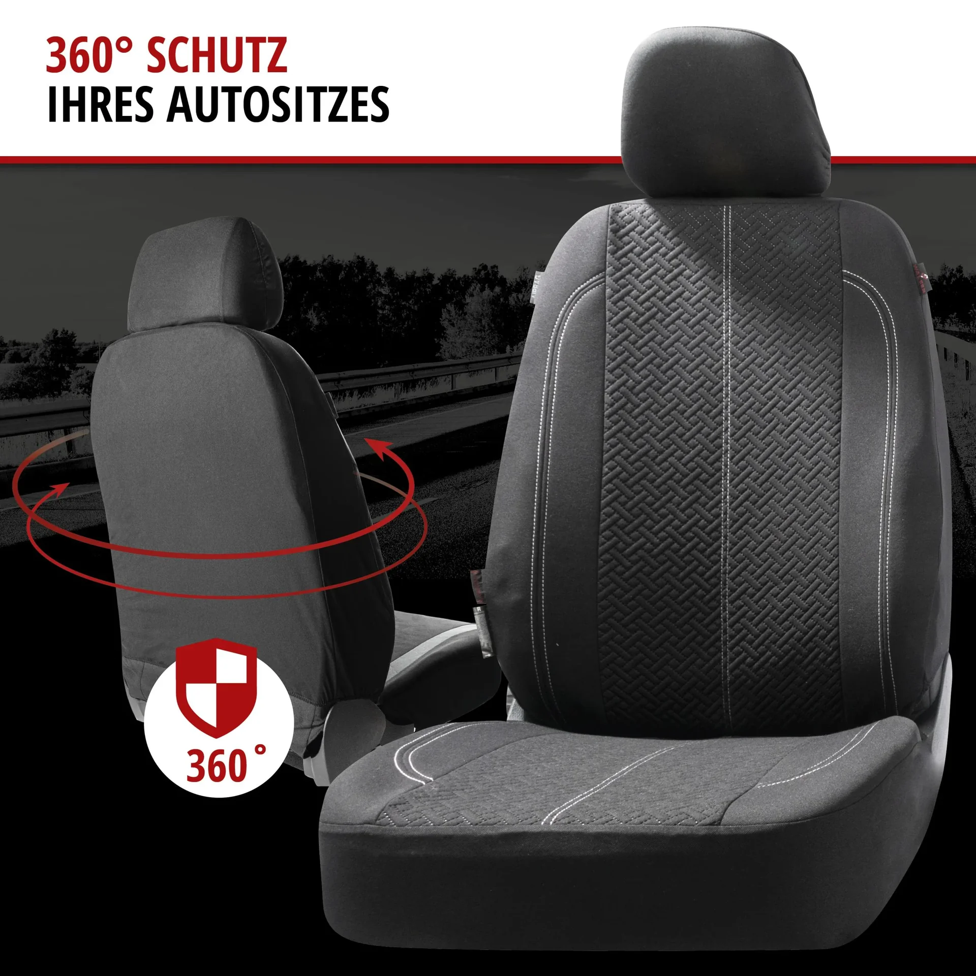Auto Sitzbezug "TRATTO" - Komplett-Set - 0