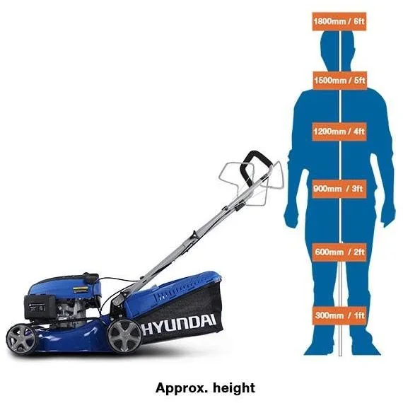 Selbstfahrender Rasenmäher mit 139cc OHV-Viertakt-Benzinmotor 42cm - 6