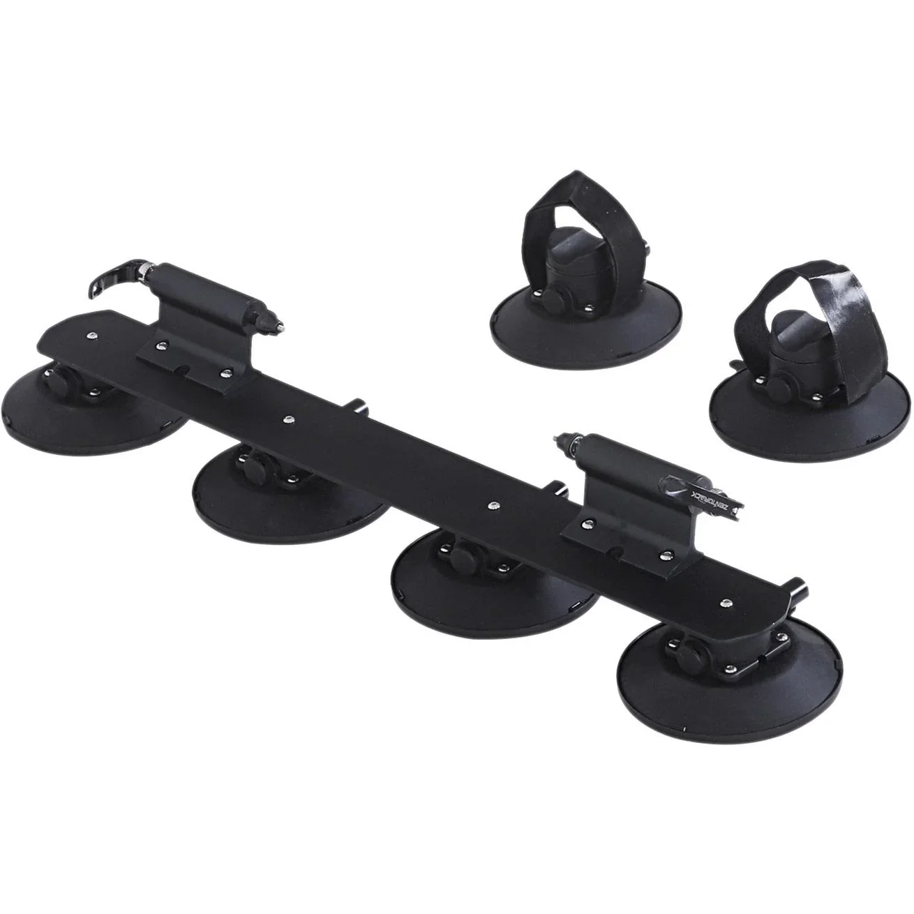 Fahrrradträger Dachträger Fahrradhalter mit Schnellspanner 2 x Fahrrad Alu Schwarz L82 x B15 x H13 cm - 7
